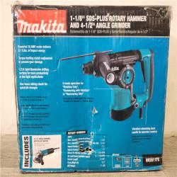 Phoenix NEW Makita 7 Amp 1-1/8 in. Corded SDS-Plus Concrete/Masonry Rotary Hammer Drill with 7.5 Amp 4-1/2 in. Angle Grinder and Hard Case