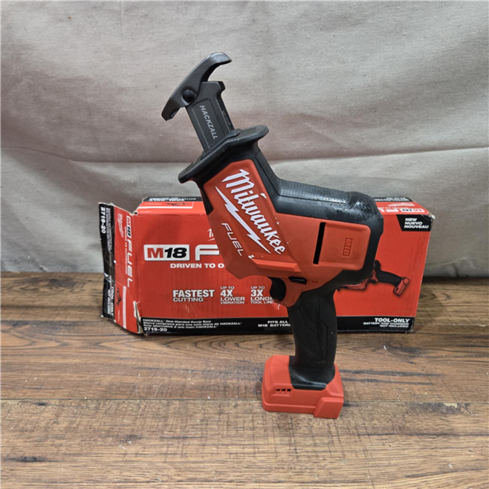 AS-IS Milwaukee FUEL 18V Lithium-Ion Brushless Cordless HACKZALL Reciprocating Saw (Tool-Only)