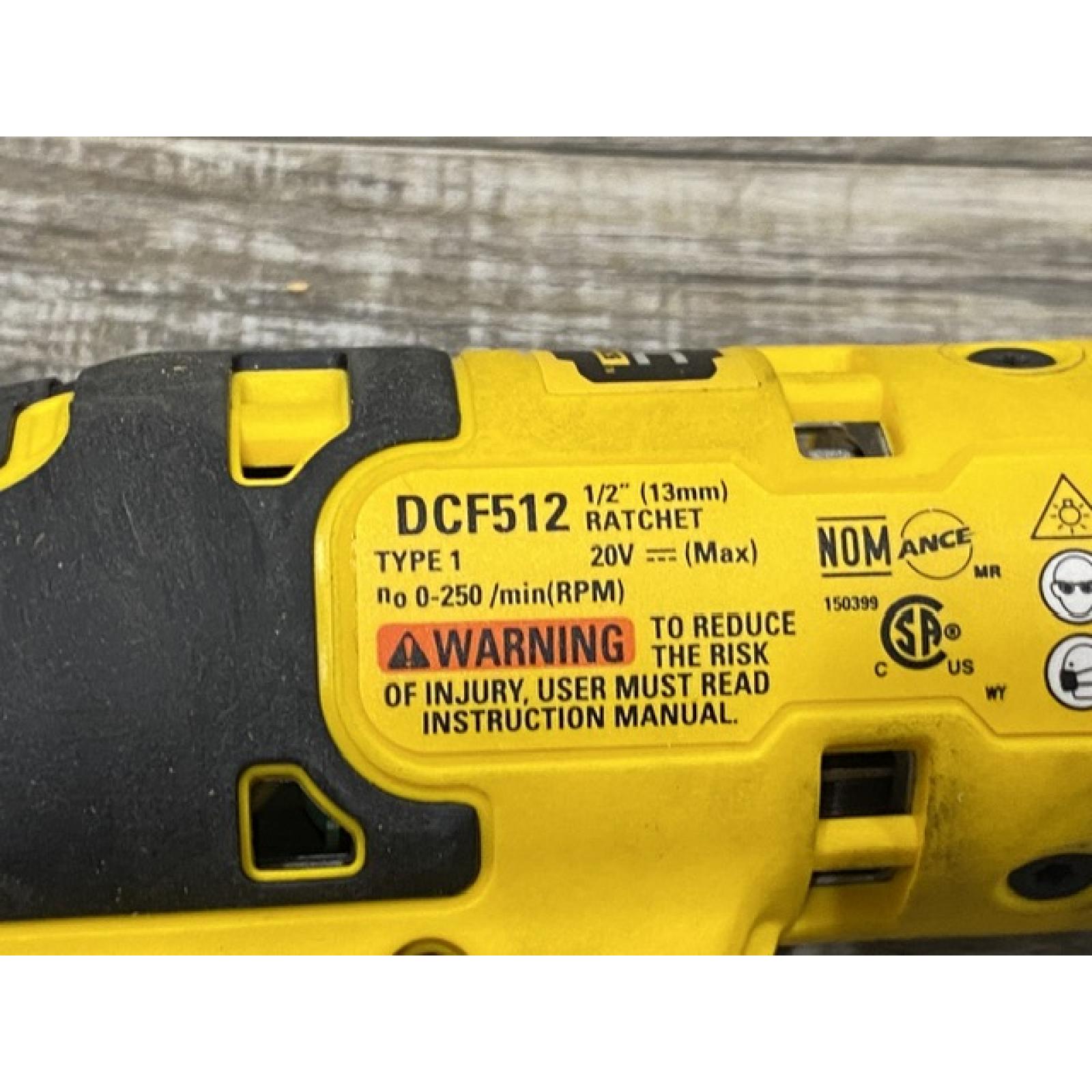 AS-IS DEWALT ATOMIC 20V MAX Cordless 1/2 in. Ratchet (Tool Only)