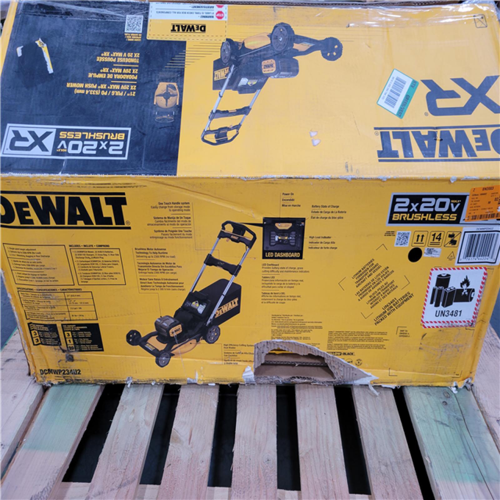 CALIFORNIA AS-IS TOOL 21/PULG/PO (533.4mm) 2X 20V MAX REAR WHEEL DRIVE  SELF-PROPELLED MOWER