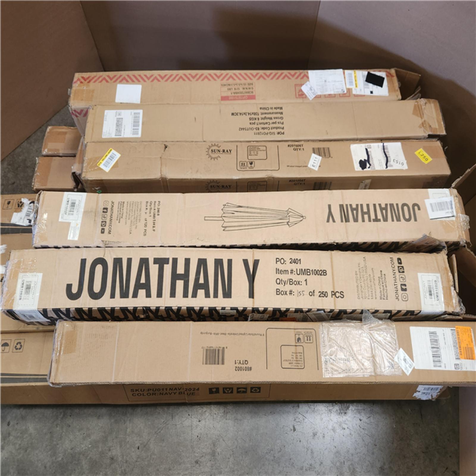 Phoenix AS-IS Pallet of Patio Umbrellas (18-Boxes)