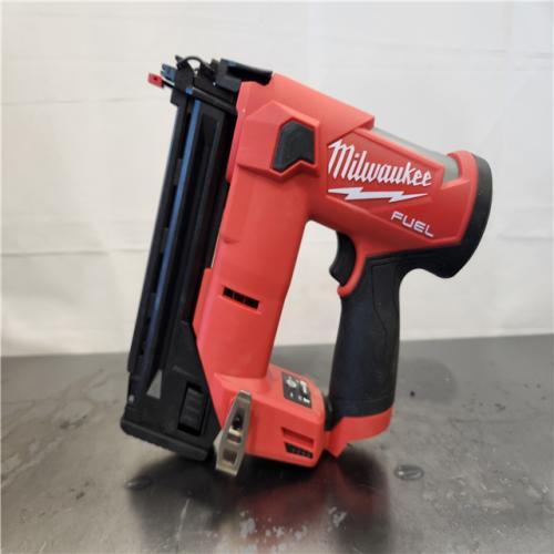 AS-IS- M12 FUEL 12-Volt Lithium-Ion Brushless Cordless 18-Guage Compact Brad Nailer (Tool Only)