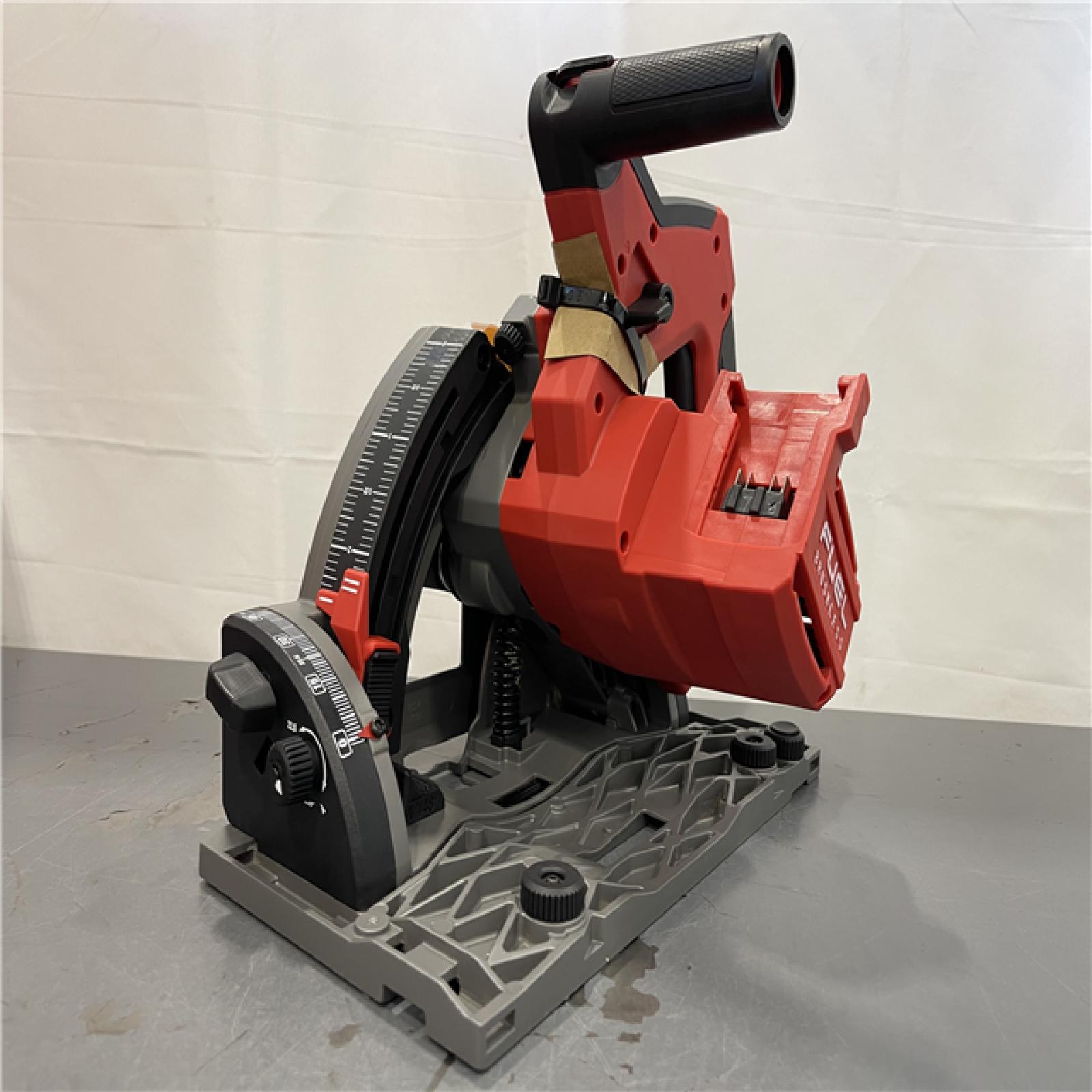 AS-IS - Milwaukee M18 FUEL 18V Lithium-Ion Cordless Brushless 6-1/2 in. Plunge Cut Track Saw