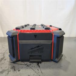 AS-IS- Milwaukee 2950-20 18V M18 PACKOUT Lithium-Ion Cordless Radio + Charger (Tool Only)