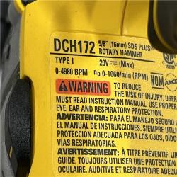 AS-IS DEWALT ATOMIC 20V MAX Cordless Brushless Ultra-Compact 5/8 in. SDS Plus Hammer Drill (Tool Only)