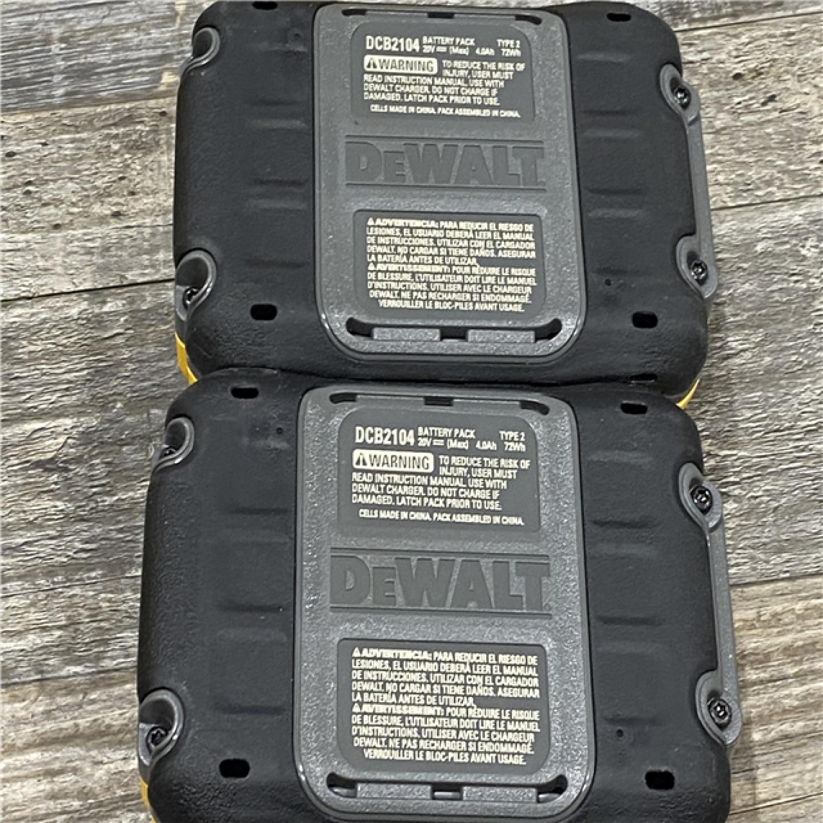 AS-IS DEWALT 20V MAX Lithium-Ion Cordless 2-Tool Combo Kit