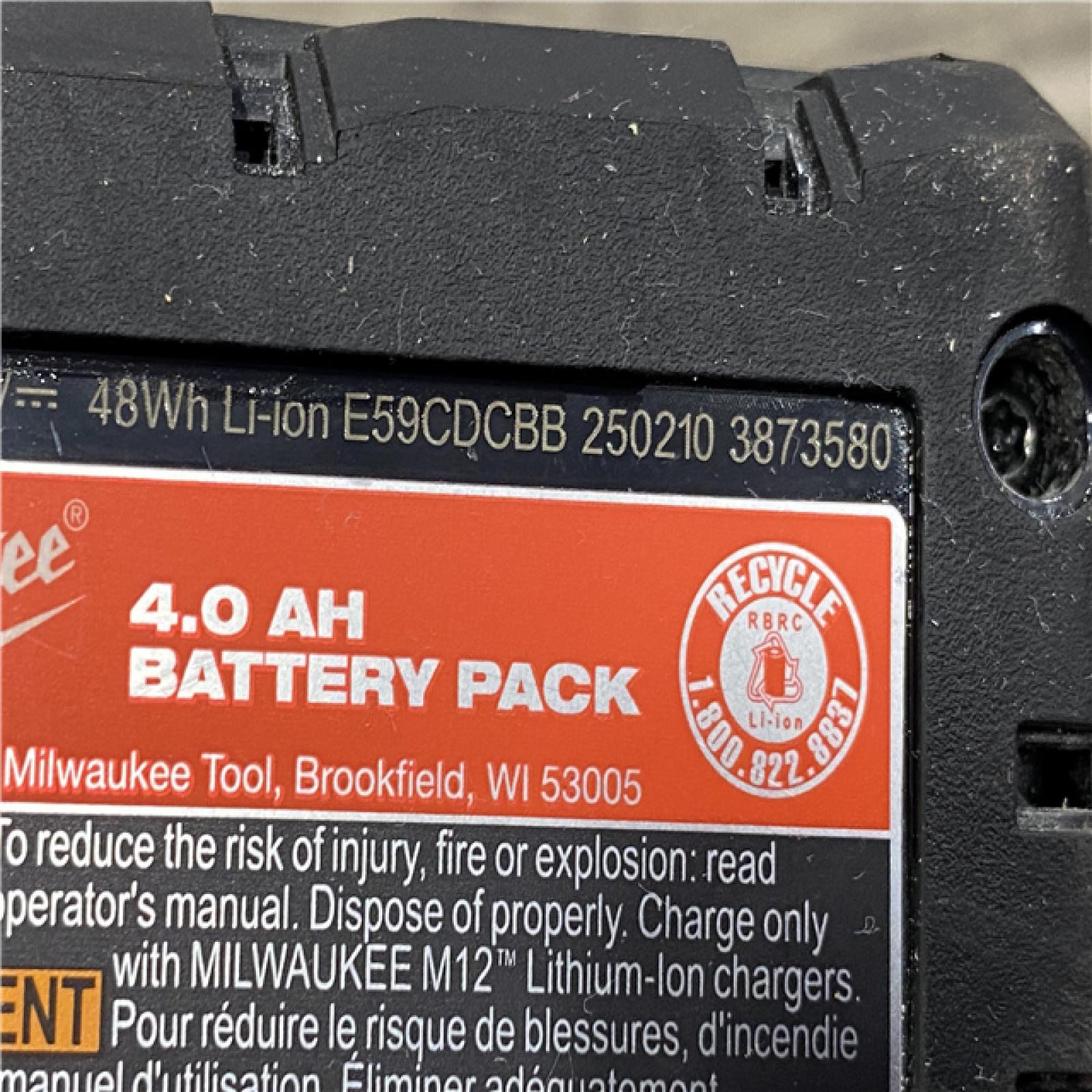 AS-IS Milwaukee FUEL 12-Volt Lithium-Ion Brushless Cordless Hammer Drill and Impact Driver Combo Kit