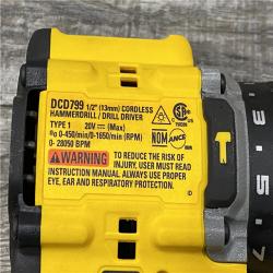 AS-IS DEWALT ATOMIC 20V Lithium-Ion Cordless 1/2 in. Hammer Drill Kit