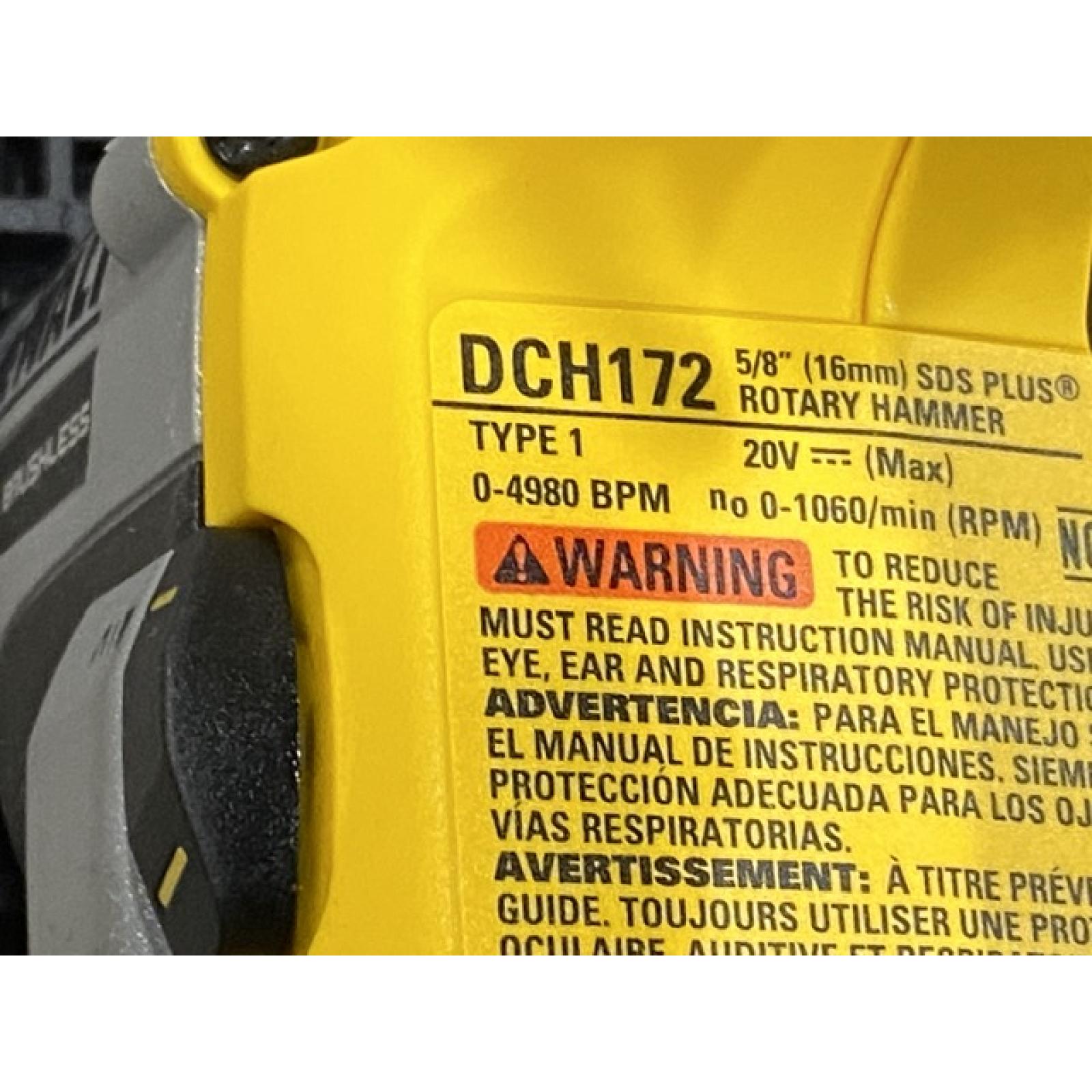 AS-IS DEWALT ATOMIC 20V MAX Cordless Brushless Ultra-Compact 5/8 in. SDS Plus Hammer Drill (Tool Only)