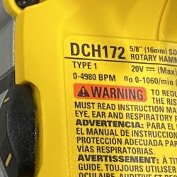 AS-IS DEWALT ATOMIC 20V MAX Cordless Brushless Ultra-Compact 5/8 in. SDS Plus Hammer Drill (Tool Only)