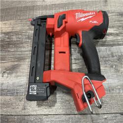AS-IS Milwaukee FUEL 18-Volt Lithium-Ion Brushless Cordless 18-Gauge 1/4 in. Narrow Crown Stapler (Tool-Only)