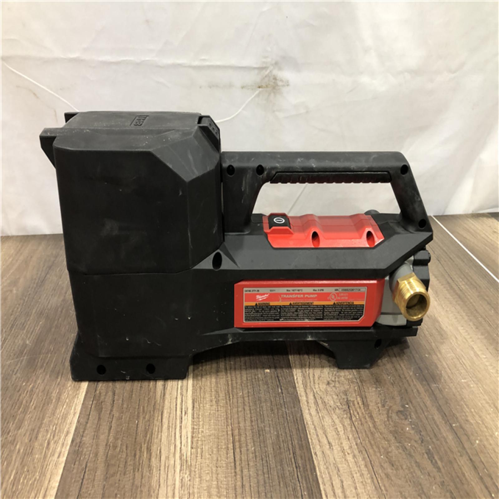AS-IS Milwaukee 18-Volt 1/4 HP Lithium-Ion Cordless Transfer Pump (Tool Only)