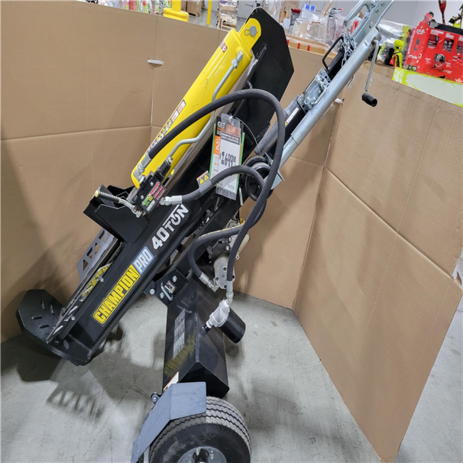 CALIFORNIA AS-IS CHAMPION PRO 40-TON LOG SPLITTER