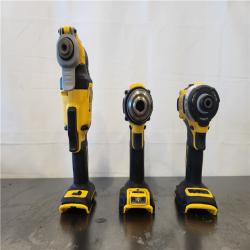 AS-IS- DEWALT 20V MAX Lithium-Ion Cordless 3-Tool Combo Kit