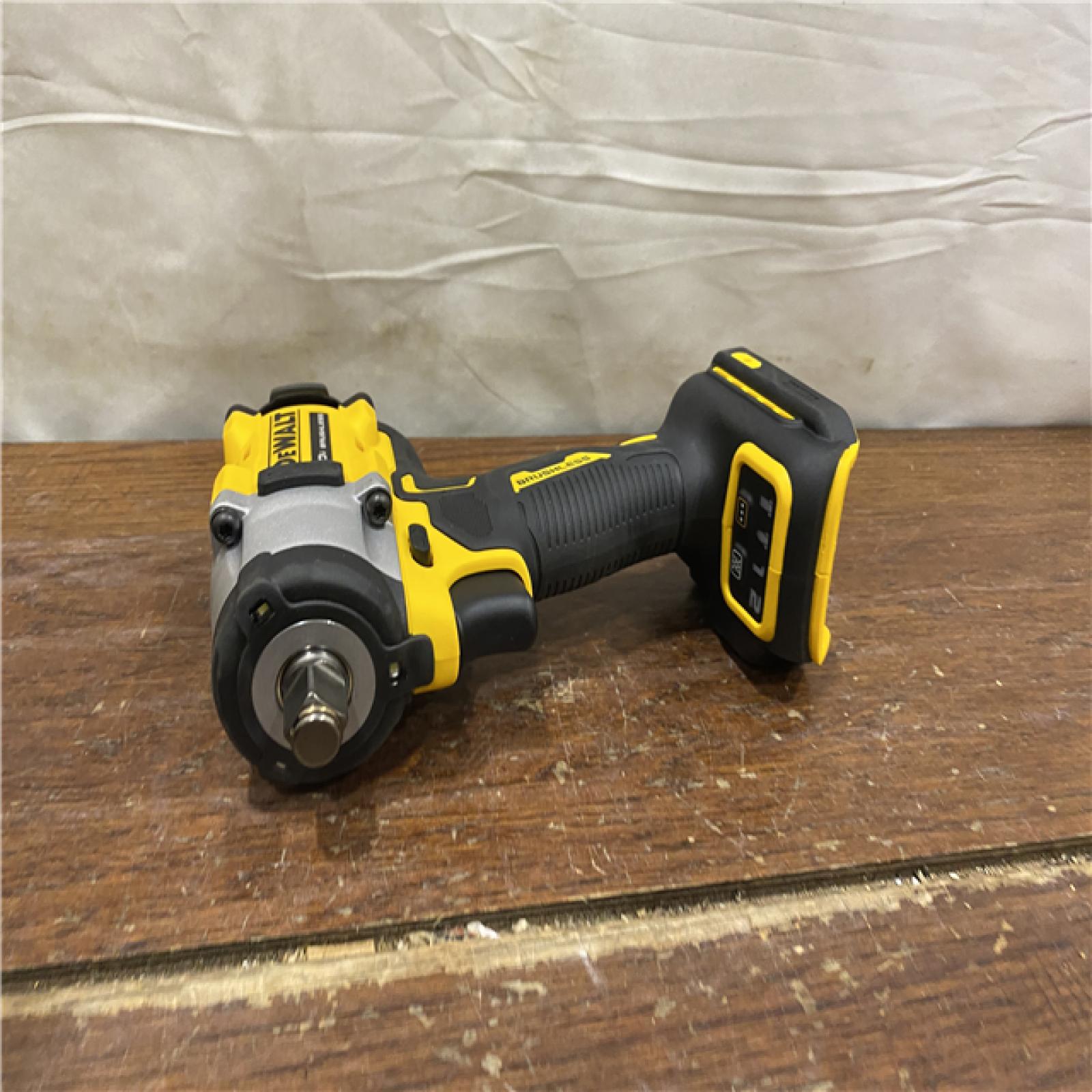 AS-IS ATOMIC 20V MAX Lithium-Ion Brushless Cordless 1/2 in. Variable Speed Impact Wrench Kit with 5 Ah Battery and Charger
