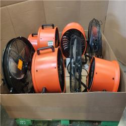 Phoenix AS-IS Mixed Commercial Electric High Speed Floor Fans Pallet of 8