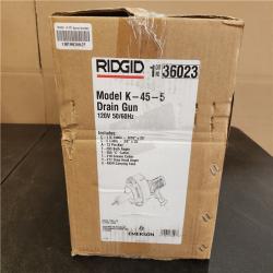 Phoenix NEW RIDGID K-45 120V Auto-Feed Drain Cleaning Machine with C-1IC and C-6 Cables  Tool Set  and Carrying Case