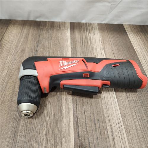 AS-IS- Milwaukee M12 12V Lithium-Ion Cordless 3/8 in. Right Angle Drill (Tools-Only)