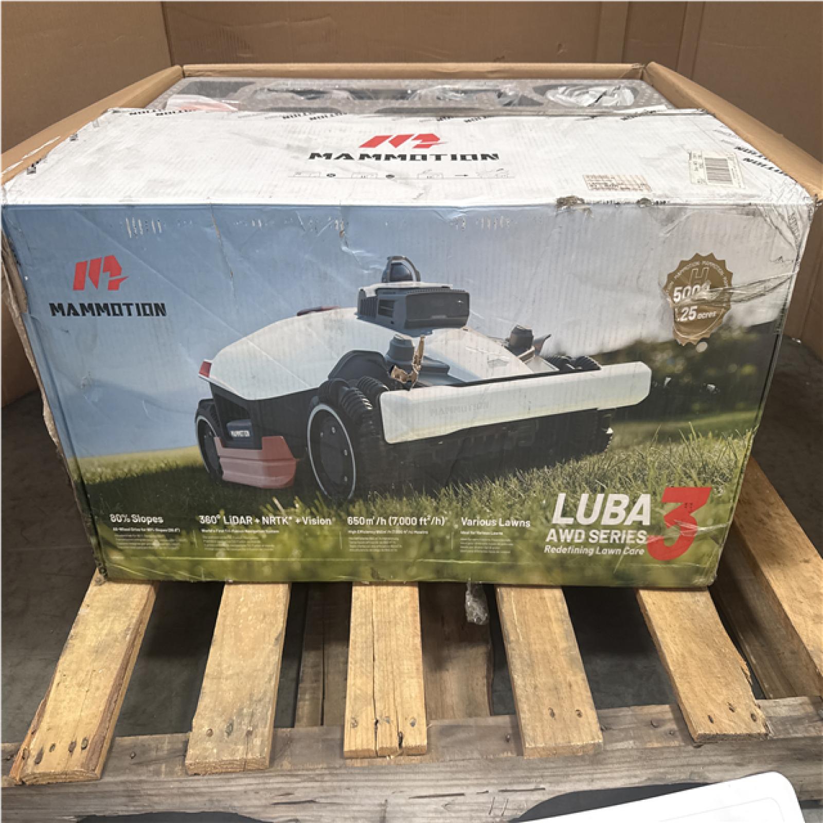 CALIFORNIA AS IS MAMMOTION LUBA 3 AWD
