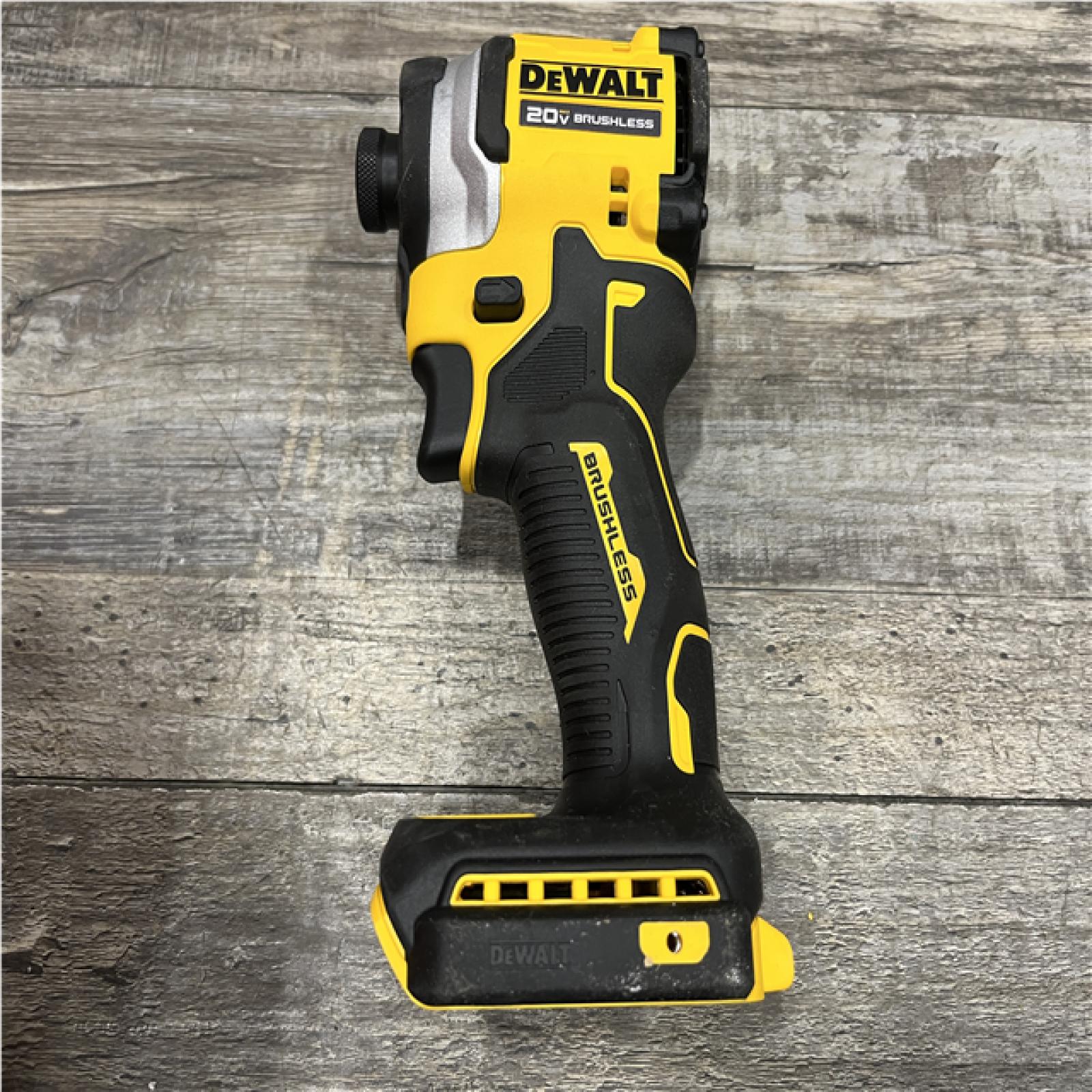AS-IS DEWALT ATOMIC 20V MAX Lithium-Ion Cordless 1/4 in. Brushless Impact Driver Kit