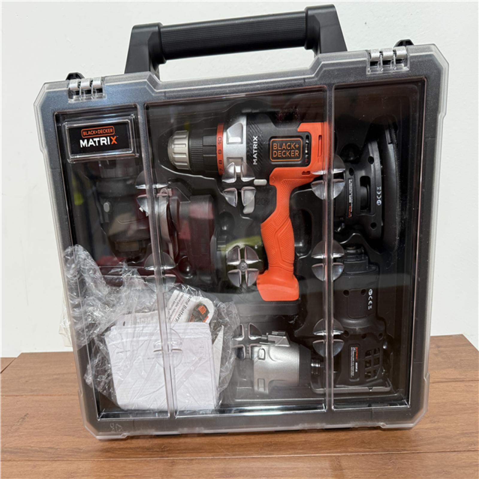California NEW Black & Decker 20V Max Lithium-Ion Cordless Matrix 6-Tool Combo Kit w/Storage Case