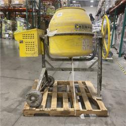 Dallas Location - As-Is Champion Power Equipment 8.8 cu. ft. 79 cc Gas Heavy-Duty Concrete Mixer