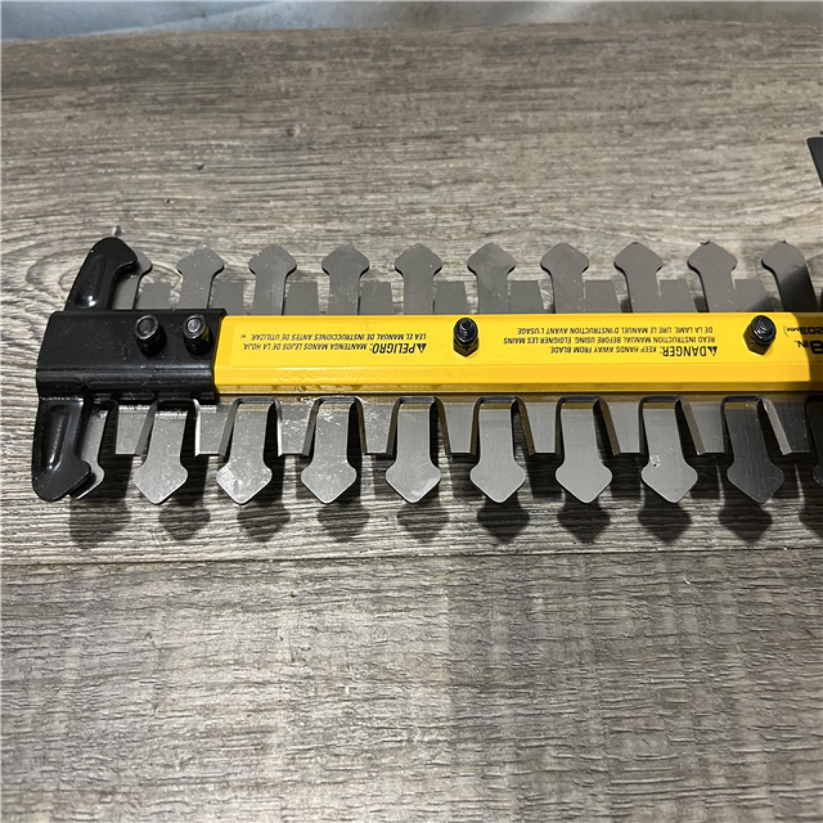 AS-IS DEWALT 20V 8 in. Compact Cordless Hedge Trimmer (Tool-Only)