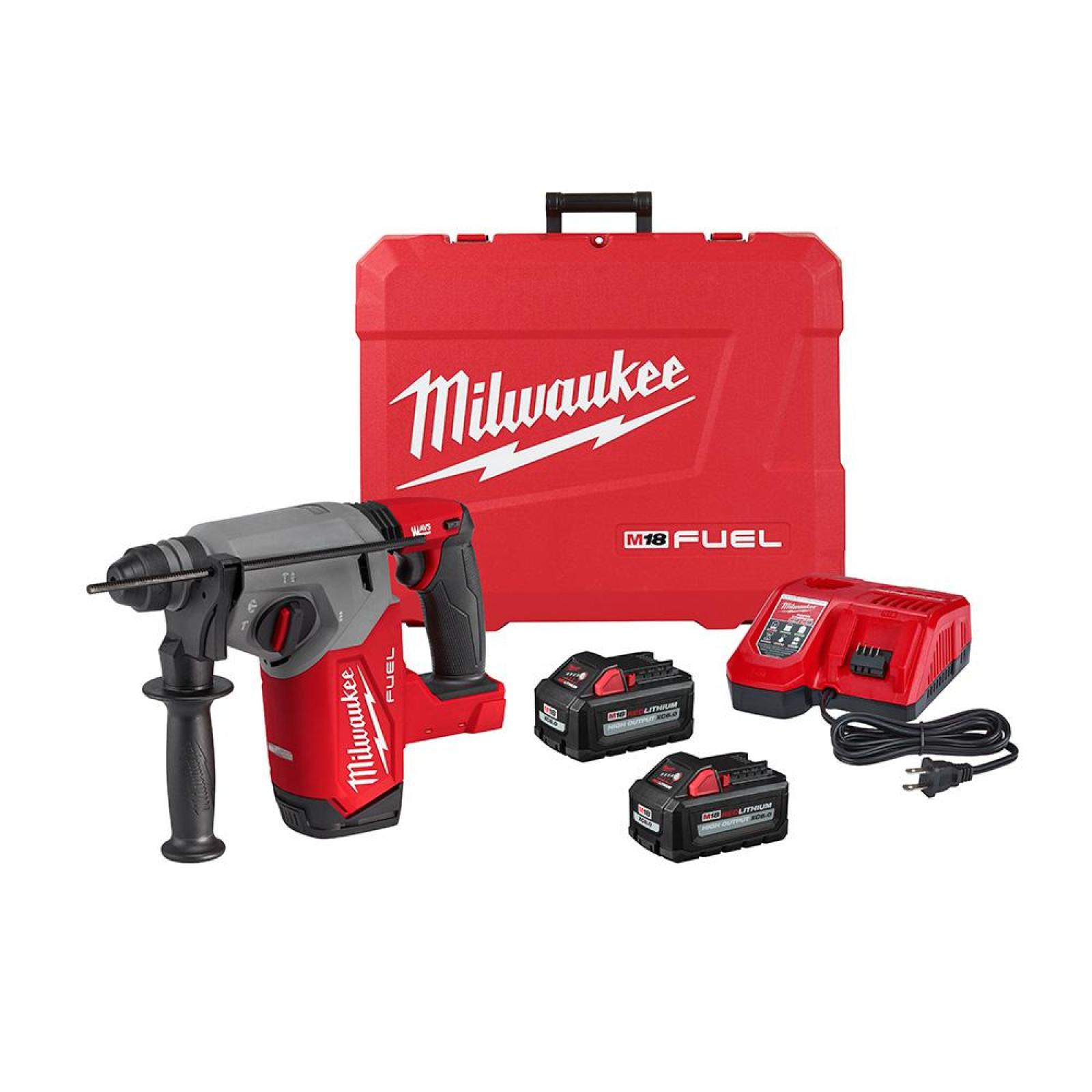 NEW! Milwaukee FUEL 18V Lithium-Ion Brushless 1 in. Cordless SDS-Plus Rotary Hammer Kit