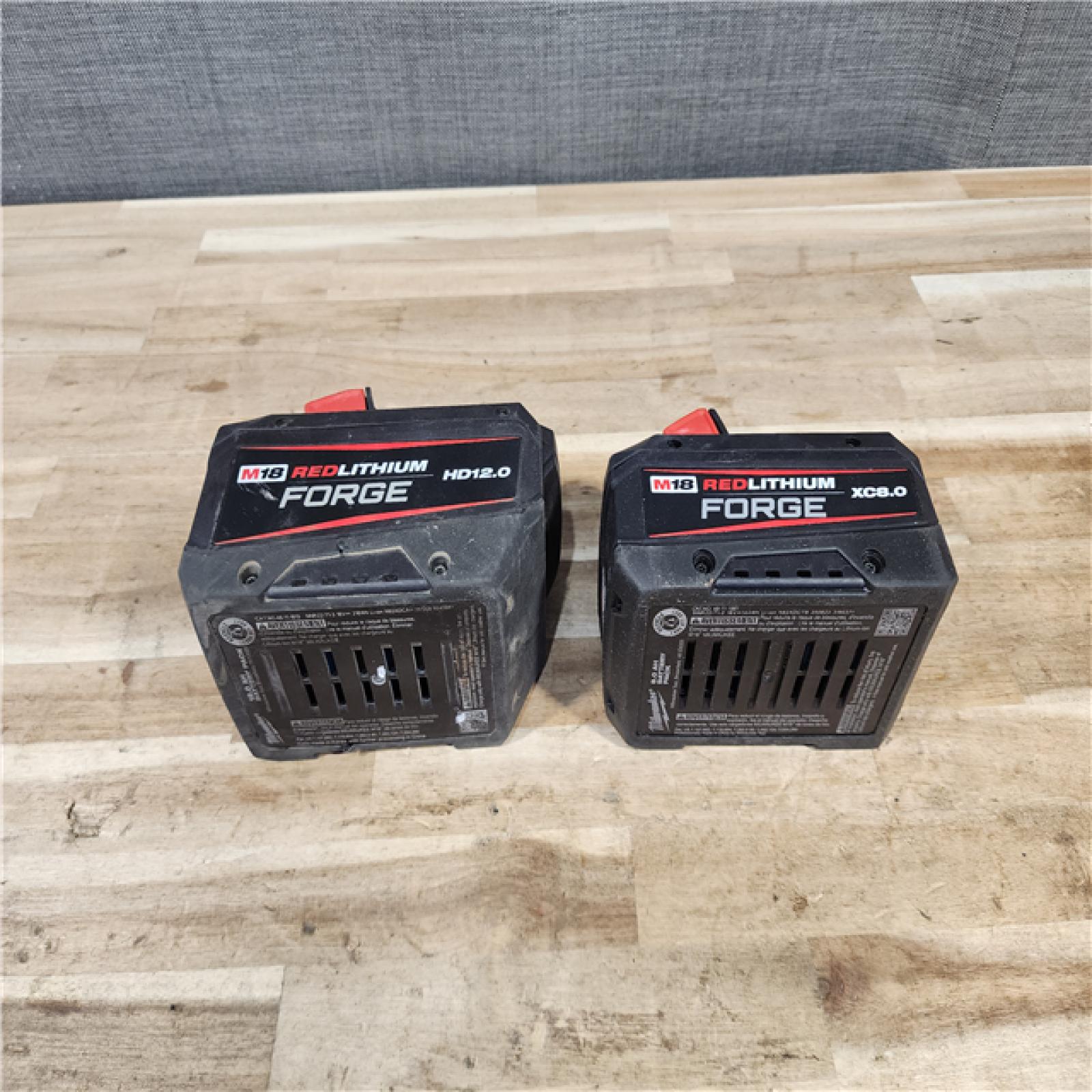 HOUSTON LOCATION - AS-IS MILWAUKEE FORGE BATTERY PACK QTY - 2