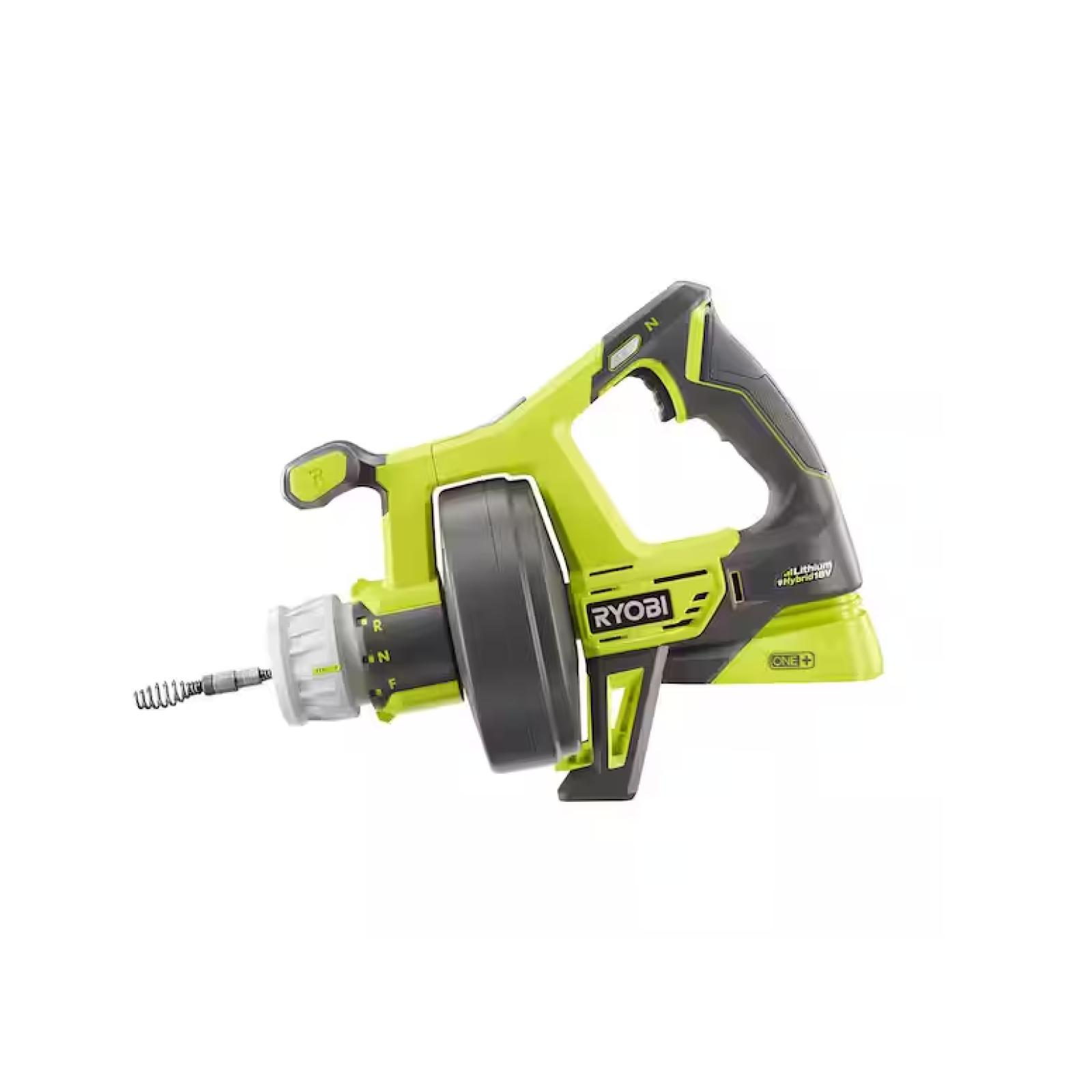 NEW! - RYOBI ONE+ 18V Hybrid Drain Auger (Tool Only)