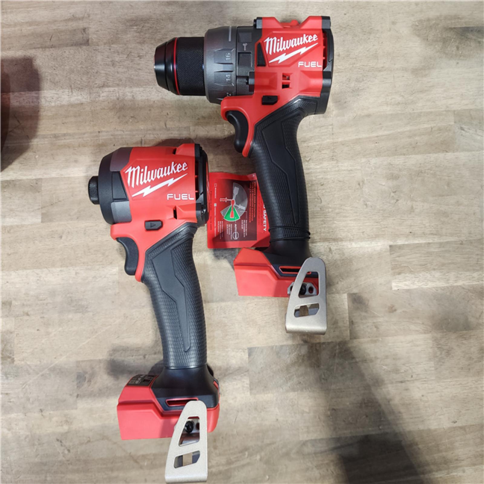 HOUSTON LOCATION - AS-IS (APPEARS LIKE NEW) MILWAUKEE FUEL 18V Lithium-Ion Brushless Cordless Hammer Drill and Impact Driver Combo Kit