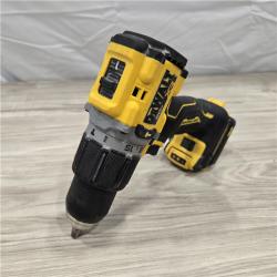 AS-IS DEWALT 20V MAX XR Hammer Drill and ATOMIC Impact Driver 2 Tool Cordless Combo Kit with (2) 4.0Ah Batteries, Charger, and Bag