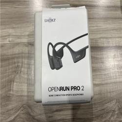 Shokz OpenRun Pro 2 Bluetooth Wireless Headphones - Black (S820-ST-BK-US)