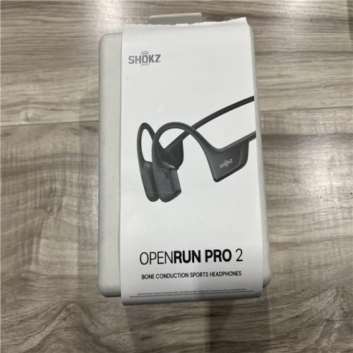 Shokz OpenRun Pro 2 Bluetooth Wireless Headphones - Black (S820-ST-BK-US)
