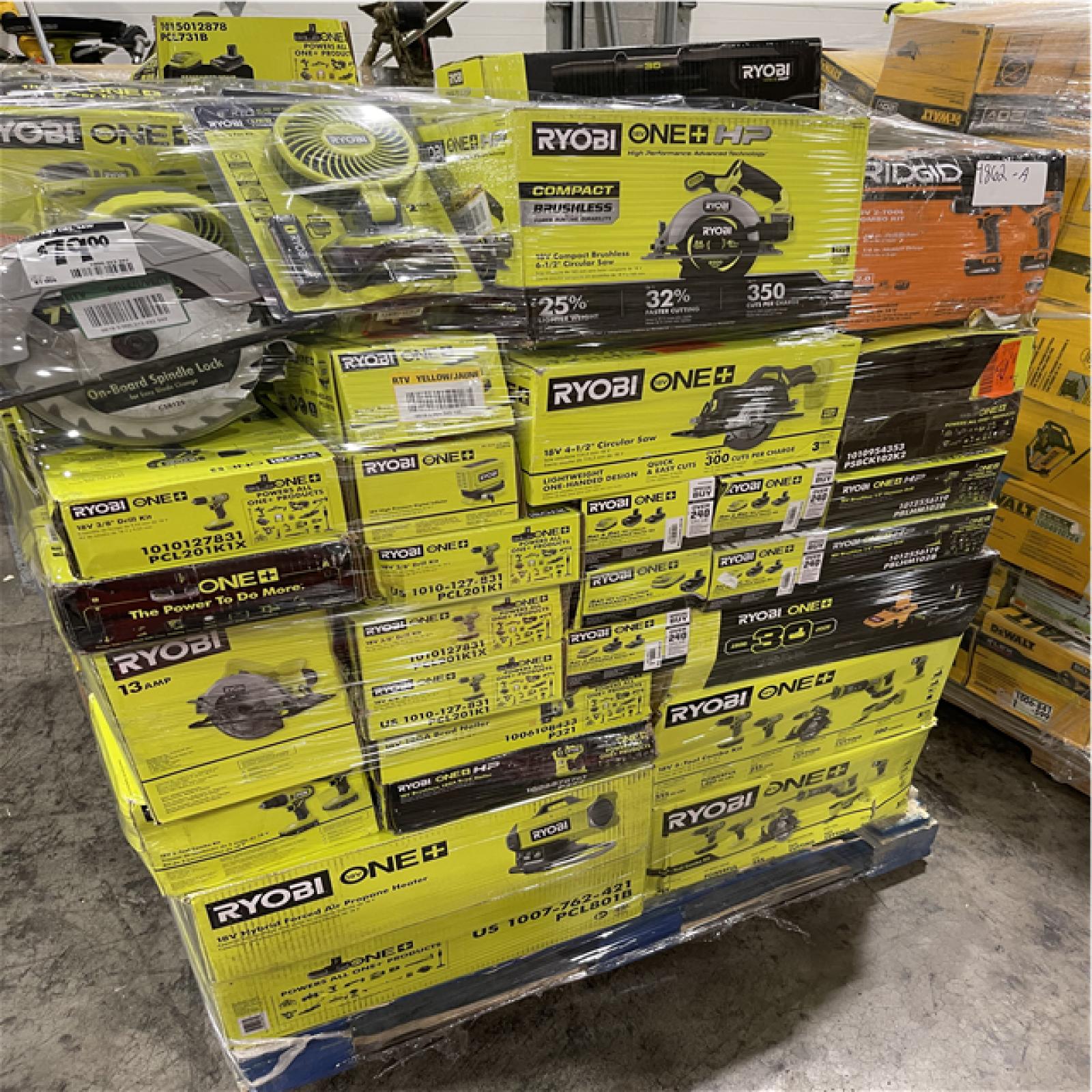 Pittston Location As-Is Power Tools Partial Truckload (11 Pallets) 7862-A