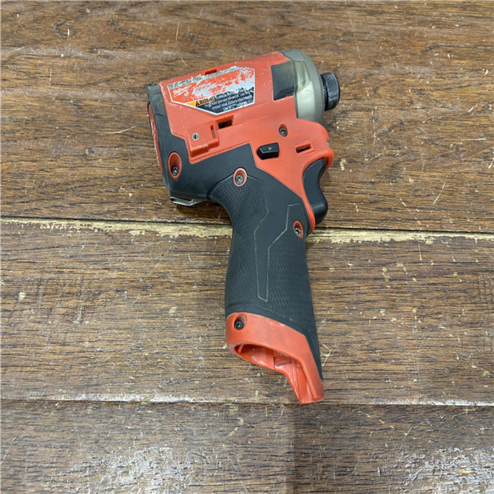 AS-IS M12 FUEL SURGE 12V Lithium-Ion Brushless Cordless 1/4 in. Hex Impact Driver Compact Kit W/Two 2.0Ah Batteries, Bag