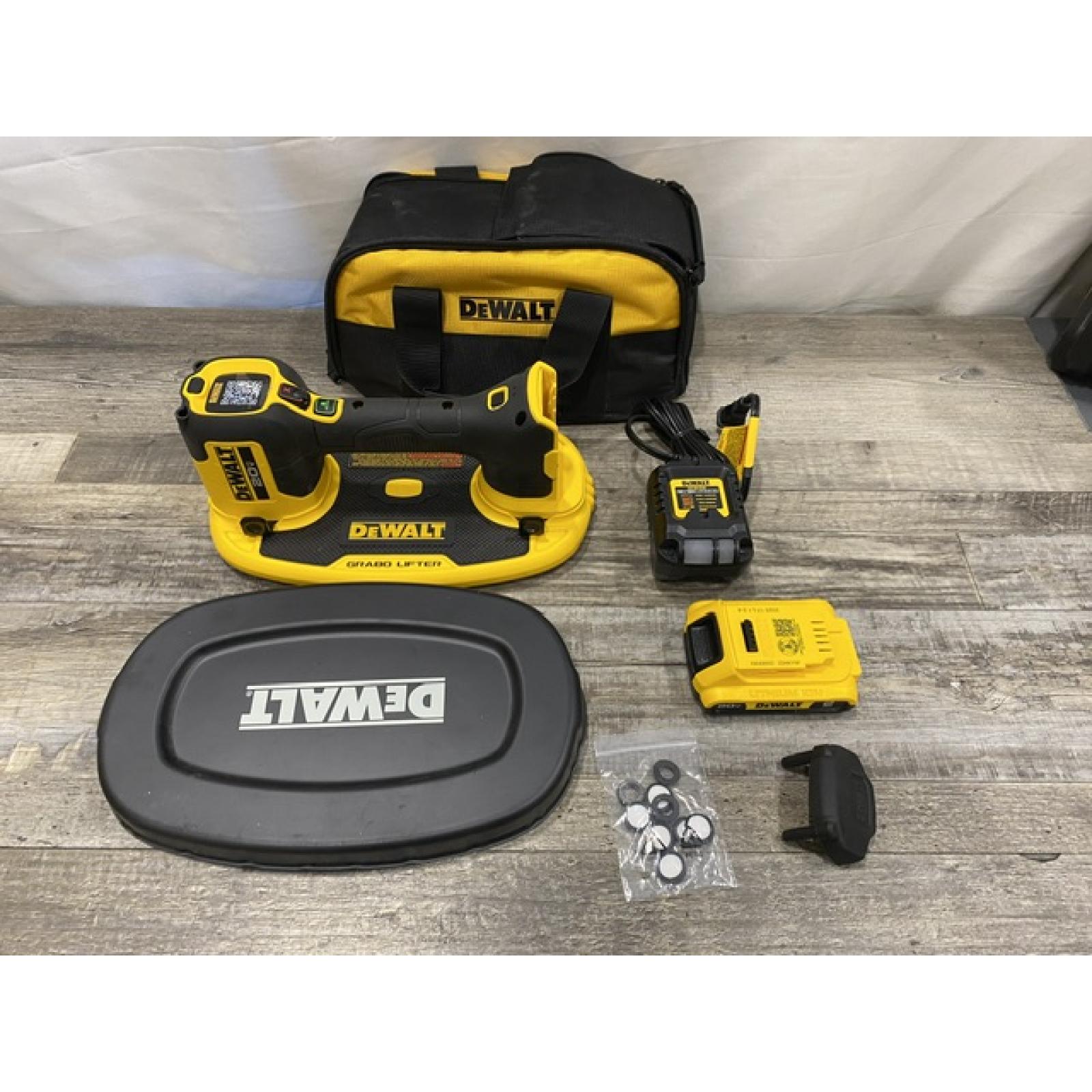 AS-IS DEWALT 20-Volt Max Lithium-Ion Cordless GRABO Lifter Kit