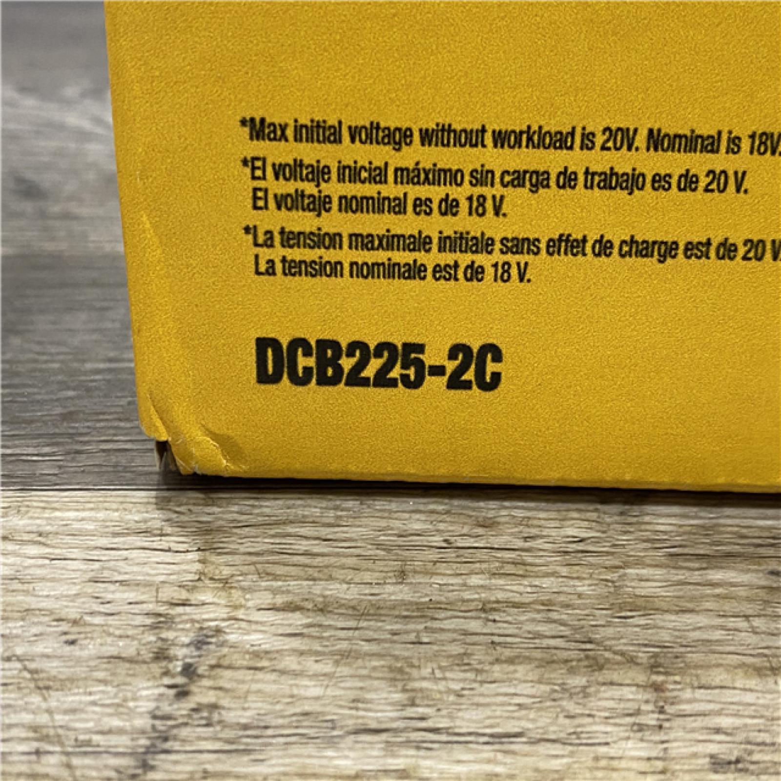NEW - DEWALT 20V MAX Lithium-Ion Battery Kit with 5.0Ah and 2.0Ah Battery and Charger