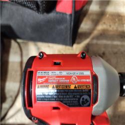 Houston Location AS-IS Milwaukee 18-Volt Lithium-Ion Compact Brushless Cordless 1/4 in. Impact Driver Kit