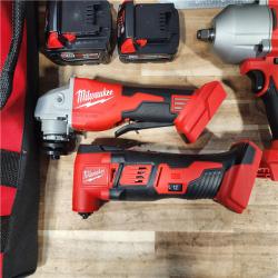 HOUSTON LOCATION - AS-IS (APPEARS LIKE NEW) M18 18-Volt Lithium-Ion Cordless Combo Kit 9-Tool with 2-Batteries  Charger and Tool Bag