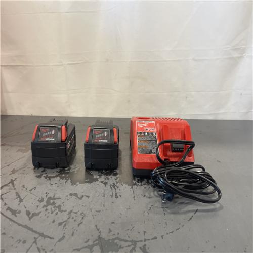 AS-IS- M18 18-Volt Lithium-Ion XC Starter Kit with Two 5.0Ah Batteries and Charger