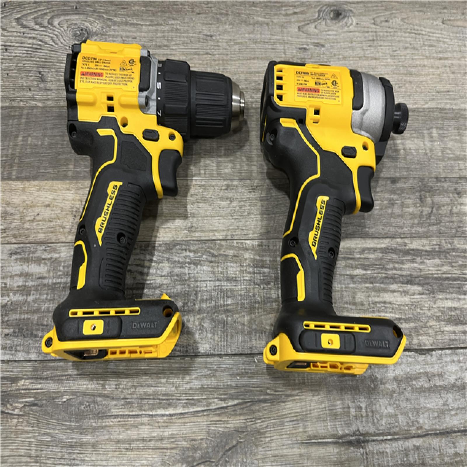 AS-IS DEWALT ATOMIC 20-Volt MAX Lithium-Ion Cordless Combo Kit