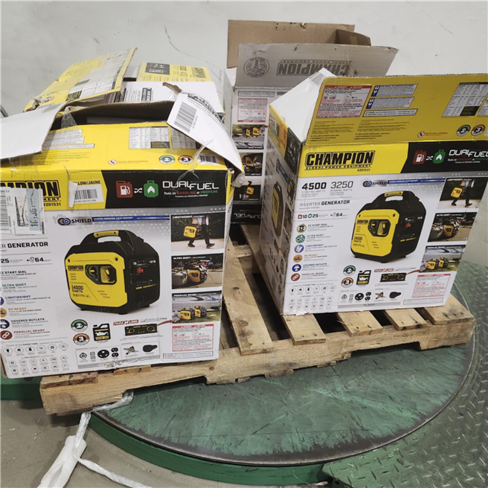 Dallas Location - As-Is Champion Power Equipment GasolinePortable Generator(Lot Of 4)