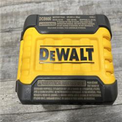 AS-IS DEWALT FLEXVOLT 20V/60V MAX Lithium-Ion 6.0Ah Battery Pack Kit
