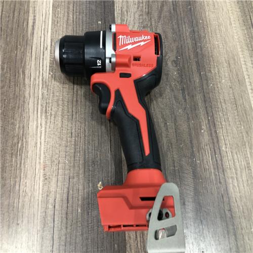 AS-IS Milwaukee 18V Lithium-Ion Brushless Cordless 1/2 in. Compact Drill/Driver (Tool-Only)