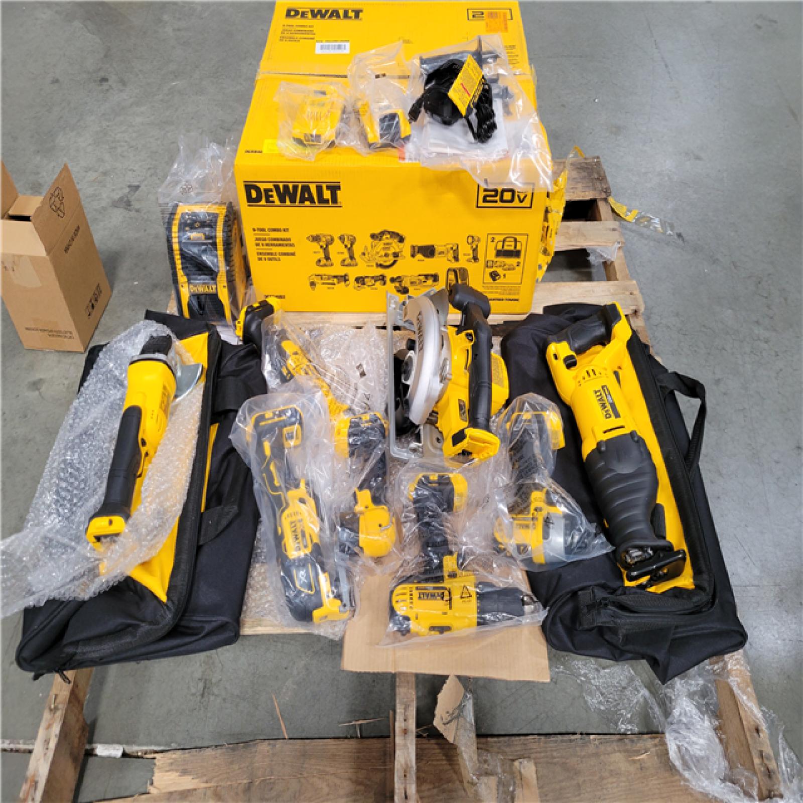CALIFORNIA AS-IS DEWALT 9 TOOL COMBO KIT