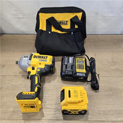 AS-IS DEWALT 20V MAX Lithium-Ion Cordless 1/2 in. Impact Wrench Kit