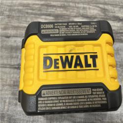 AS-IS DEWALT FLEXVOLT 20V/60V MAX Lithium-Ion 6.0Ah Battery Pack Kit