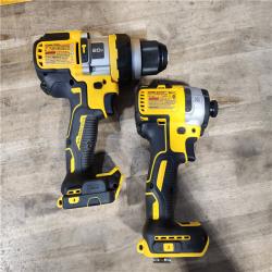 HOUSTON LOCATION - AS-IS DEWALT 20V MAX Cordless Brushless Hammer Drill/Driver 2 Tool Combo Kit with FLEXVOLT ADVANTAGE
