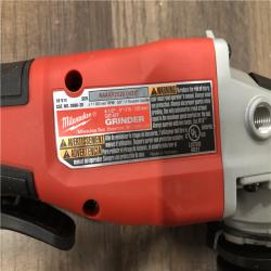 AS-IS Milwaukee 18V Lithium-Ion Brushless Cordless 4-1/2 in./5 in. Grinder w/Paddle Switch (Tool-Only)